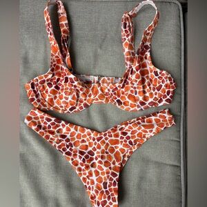 Kulani Kinis Giraffe Print Bikini